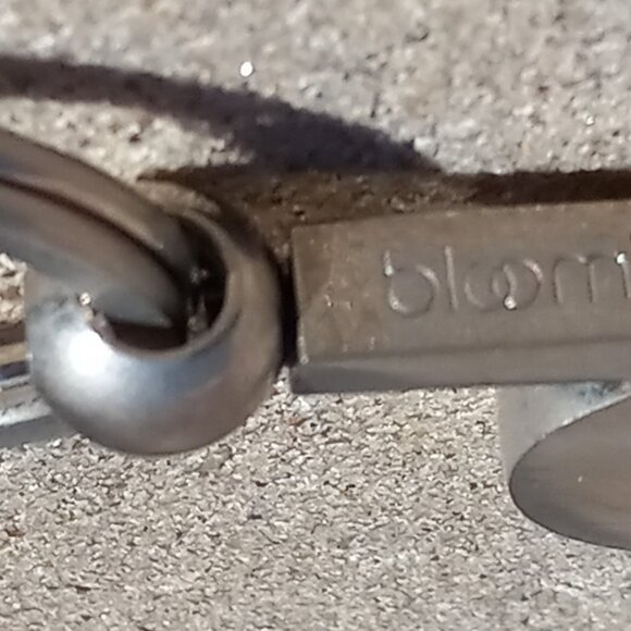 NOS Vintage 1980s Bloomingdales Initial Letter “b” Key Ring KeyChain Charm Fob - Picture 3 of 16